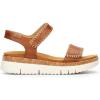 PIKOLINOS Wedge Sandals Leather Palma for Woman(Brandy)