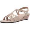 SAS Women’s Seight Heeled Sandals(Soft Gold)