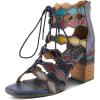 Spring Step L’Artiste Women’s Artdeco Sandal(Navy Multi)