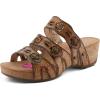 Spring Step L’Artiste Women’s Carbone Sandal(Tan Multi)