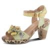 Spring Step L’Artiste Women’s Wildcat Sandal(Lime Green Multi)