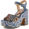 Spring Step L’Artiste womens Hendrix(Blue Multi)