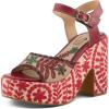 Spring Step L’Artiste womens Hendrix(Red Multi)