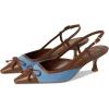 Stuart Weitzman Women’s Kitty Slingback 50 Pump(Washed/Coffee)