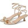 Stuart Weitzman Women’s Nudist Wrap 50 Pump(Light Gold.)