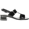 VANELi Womens Hatty T-Strap Casual Sandals Casual Low Heel 1-2″ – Black(Black)