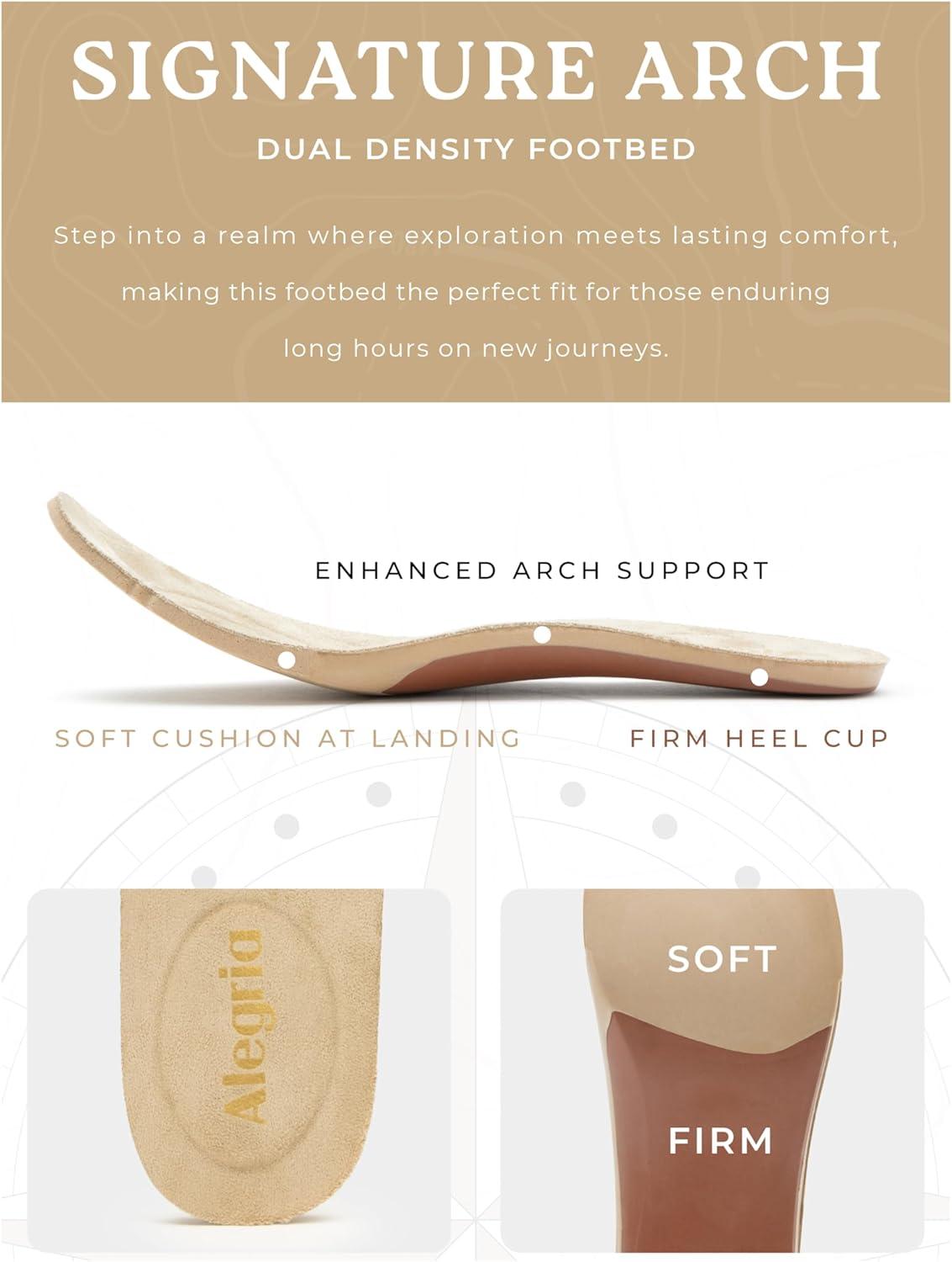 imageAlegria Womens Hadi Comfort Leather Ankle Wedge BootBeige