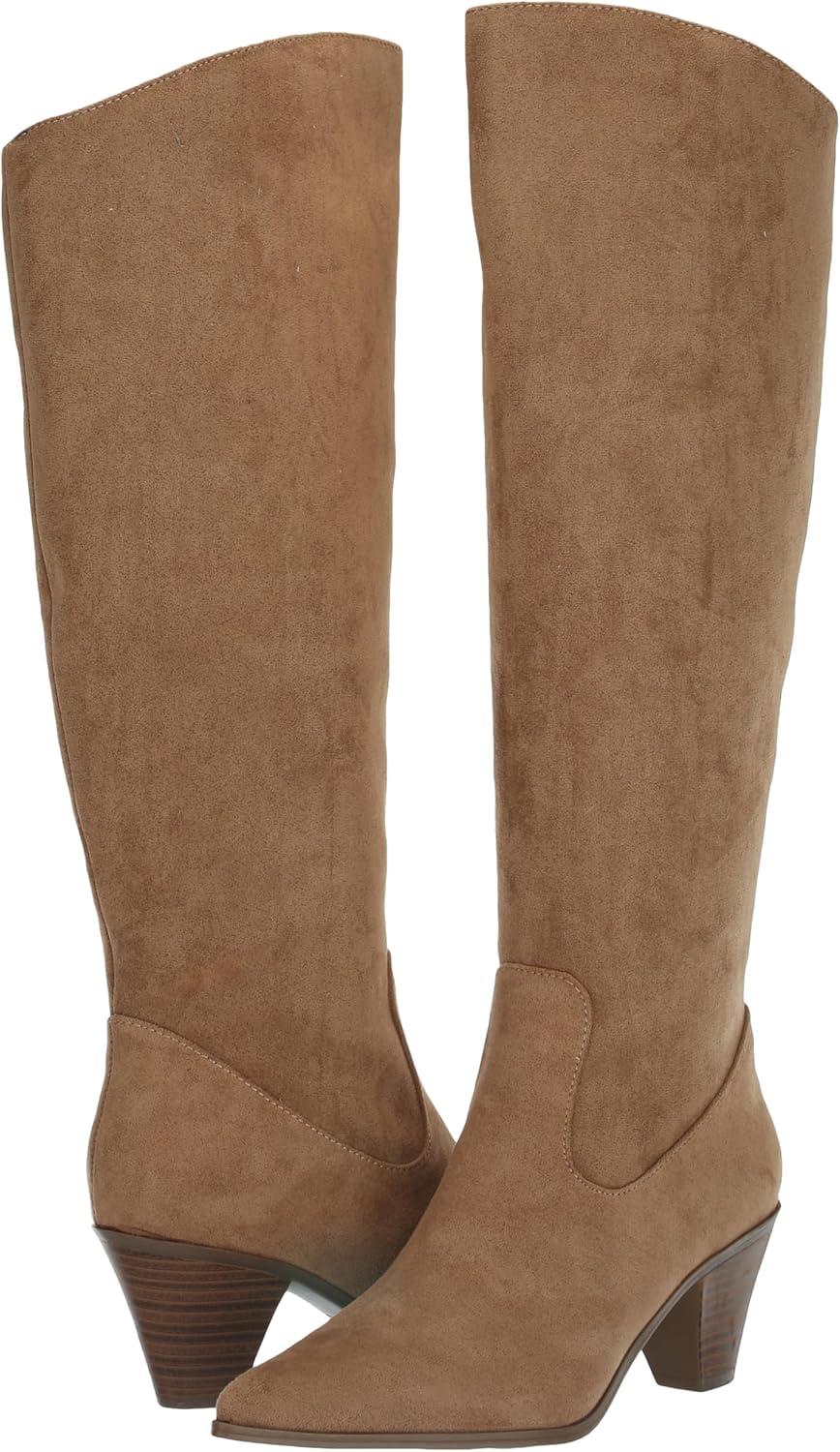 imageAnne Klein Womens Wei Mid Calf BootDark Natural