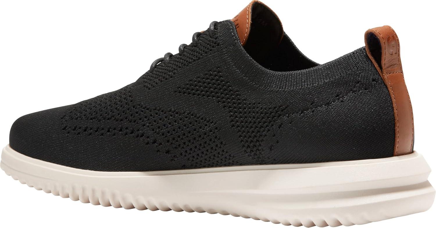 imageCole Haan Mens Grand Stitchlite Wing Tip OxfordBlackIvory