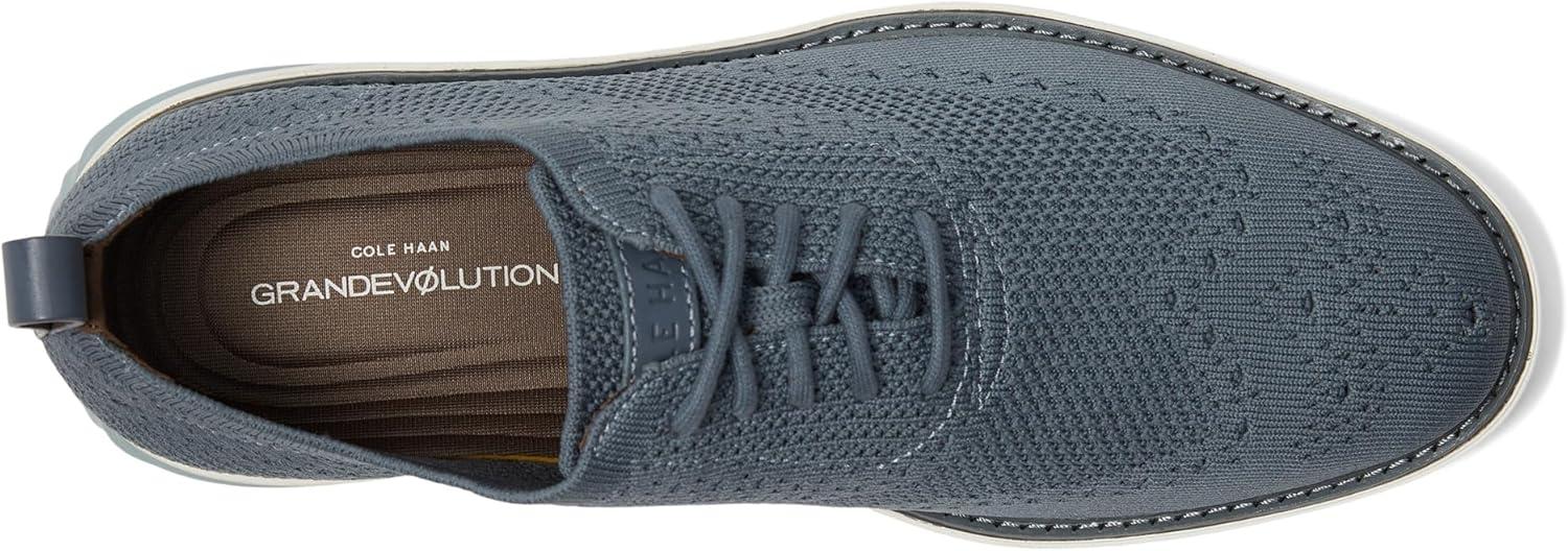 imageCole Haan Mens Grand Stitchlite Wing Tip OxfordStormy WeatherIV