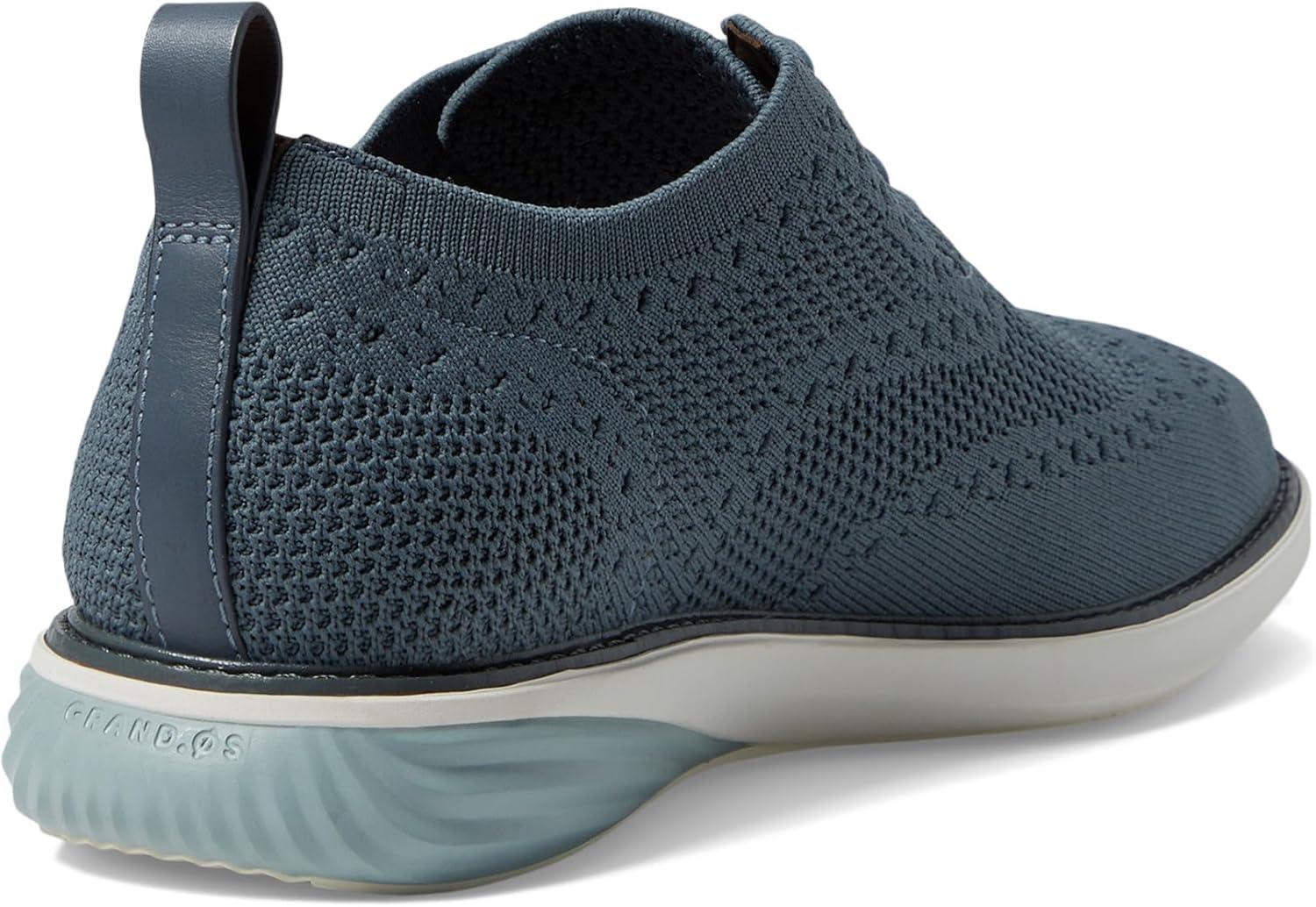 imageCole Haan Mens Grand Stitchlite Wing Tip OxfordStormy WeatherIV