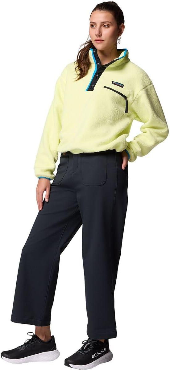 imageColumbia womens Helvetia Ii Cropped Half Snap FleeceCitron HazeBlackCompass Blue