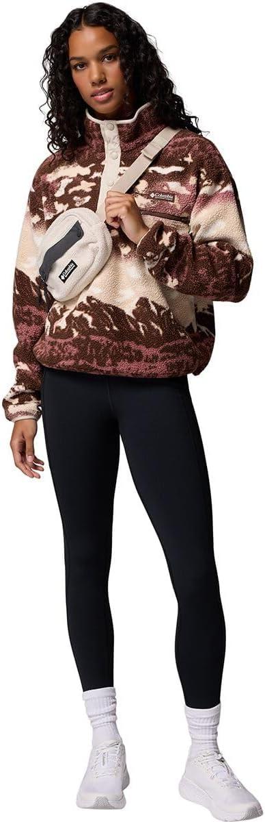 imageColumbia womens Helvetia Ii Printed Cropped Half SnapTobacco SistersDark Stone