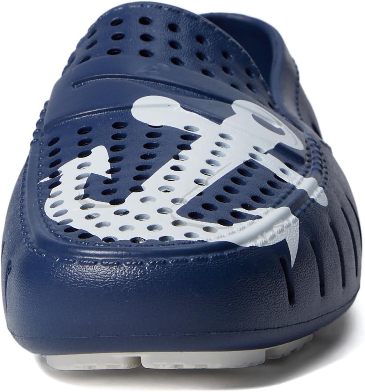 imageFloafers Mens Country Club Driver Faux SuedeNavy Vegan Suede