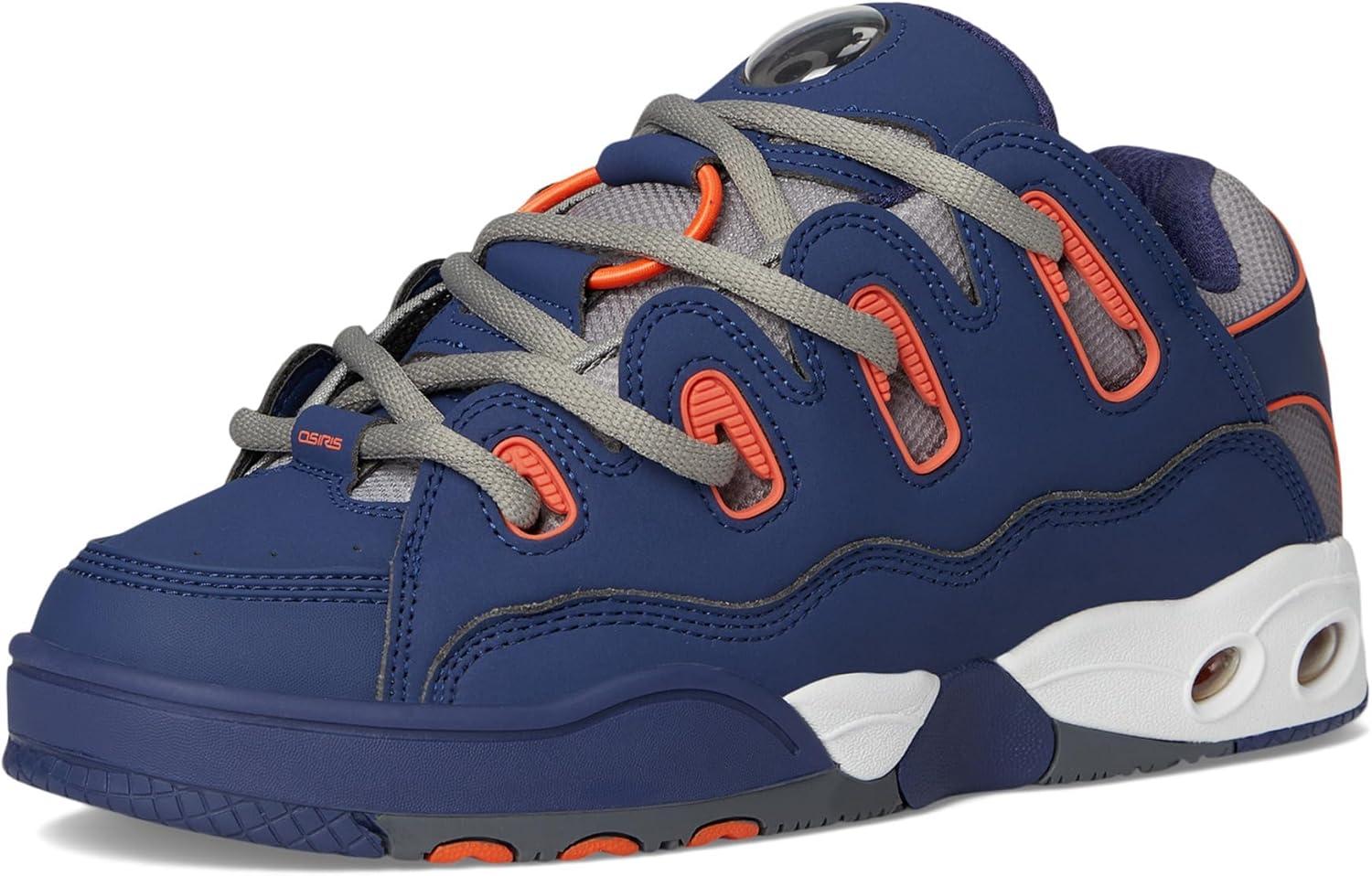 imageOsiris Mens D3 Og Skate ShoeNavyGreyOrange