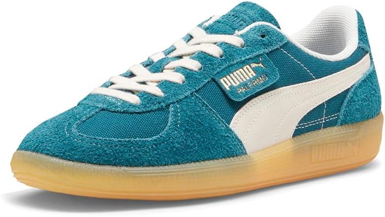 imagePUMA Mens Palermo Vintage ShoesCold GreenFrosted Ivory