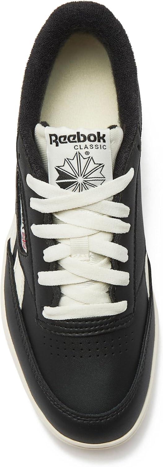 imageReebok Club C Double Revenge Platform Tennis Shoes for Women Fashion Womens SneakersBlackBlackChalk