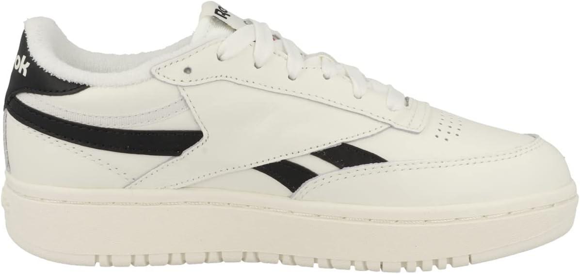 imageReebok Club C Double Revenge Platform Tennis Shoes for Women Fashion Womens SneakersChalk Cblack Chalk