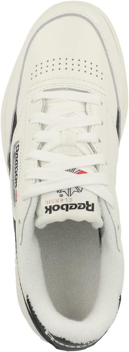 imageReebok Club C Double Revenge Platform Tennis Shoes for Women Fashion Womens SneakersChalk Cblack Chalk