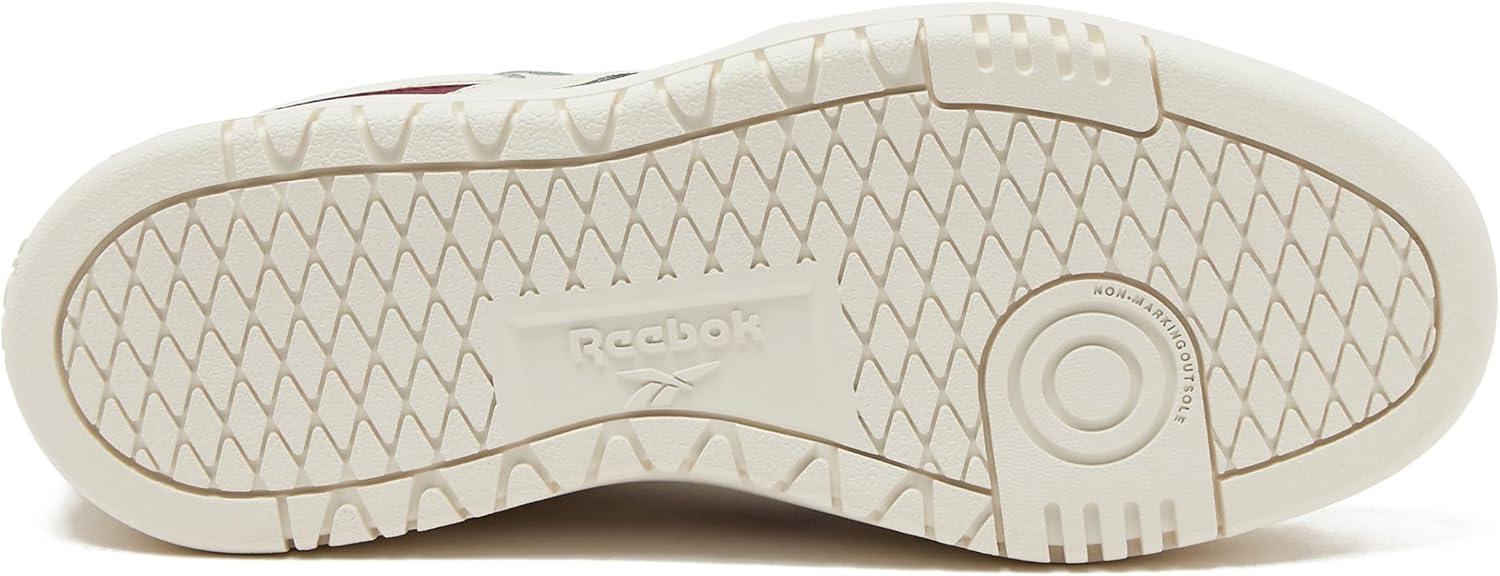 imageReebok Club C Double Revenge Platform Tennis Shoes for Women Fashion Womens SneakersChalk Chalk Classic Burgundy