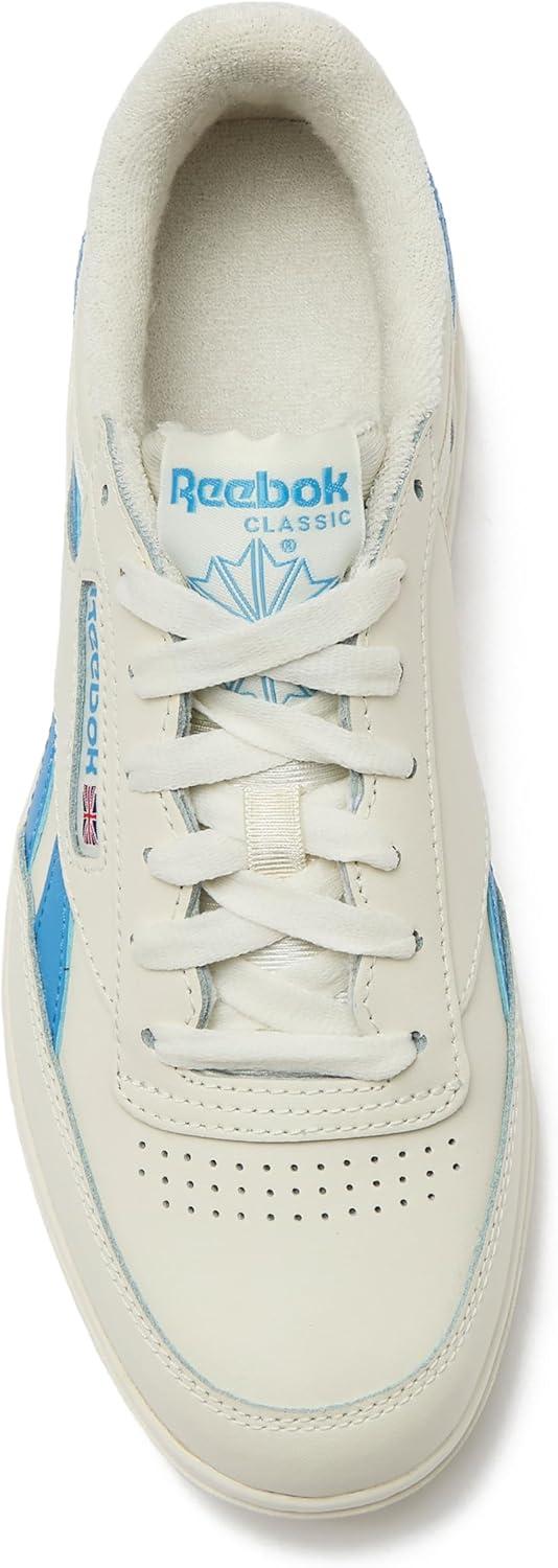 imageReebok Club C Double Revenge Platform Tennis Shoes for Women Fashion Womens SneakersChalk Chalk Essential Blue