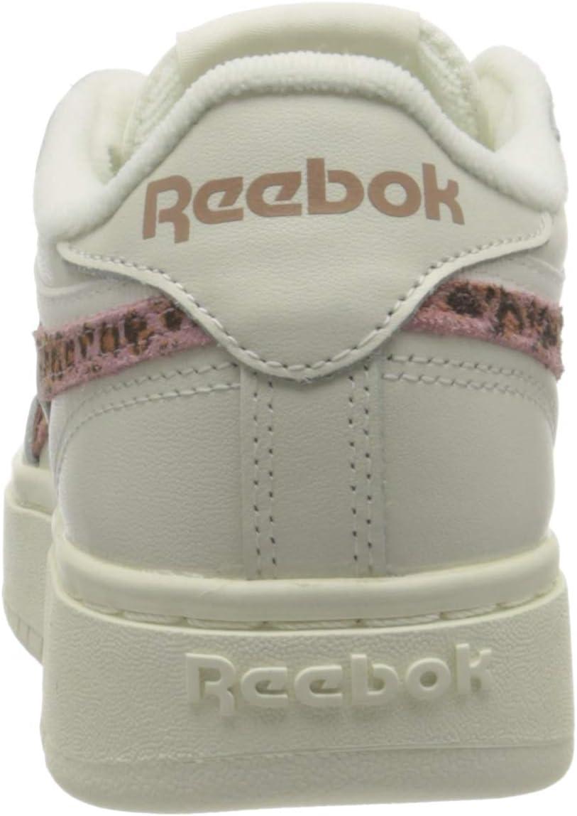 imageReebok Club C Double Revenge Platform Tennis Shoes for Women Fashion Womens SneakersChalk Rose Gold Black