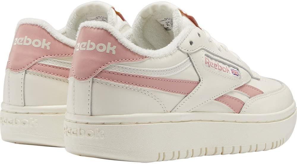 imageReebok Club C Double Revenge Platform Tennis Shoes for Women Fashion Womens SneakersChalk Smoros Chalk