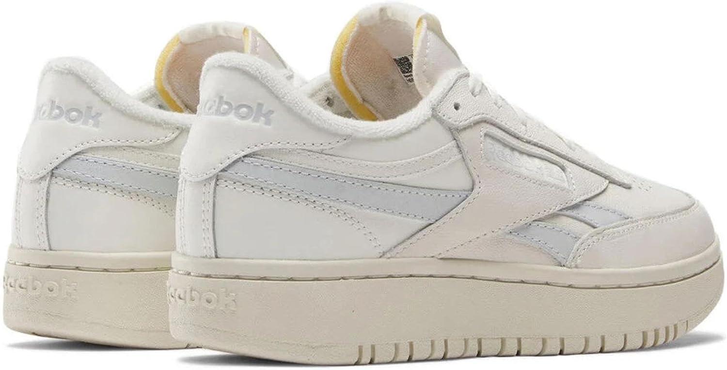 imageReebok Club C Double Revenge Platform Tennis Shoes for Women Fashion Womens SneakersChalkChalkAlabaster