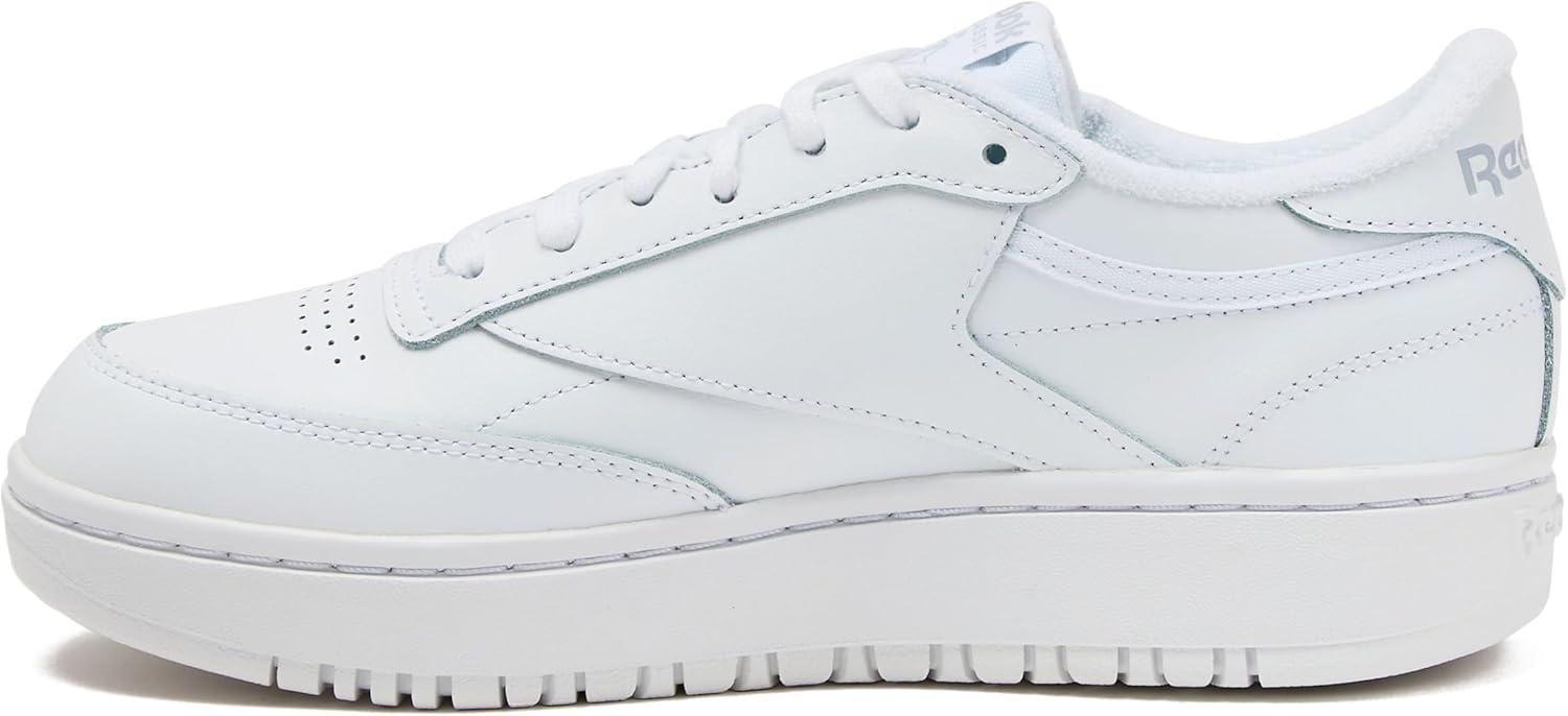 imageReebok Club C Double Revenge Platform Tennis Shoes for Women Fashion Womens SneakersFootwear WhiteFootwear WhiteCold Grey 2