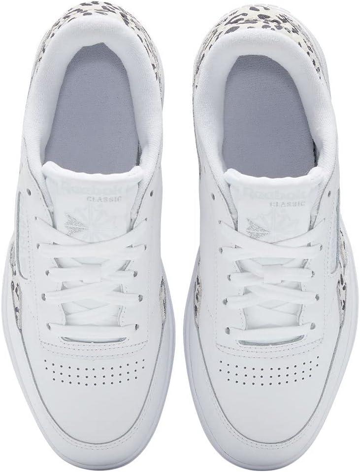 imageReebok Club C Double Revenge Platform Tennis Shoes for Women Fashion Womens SneakersFtwr White Core Black Pure Grey 2