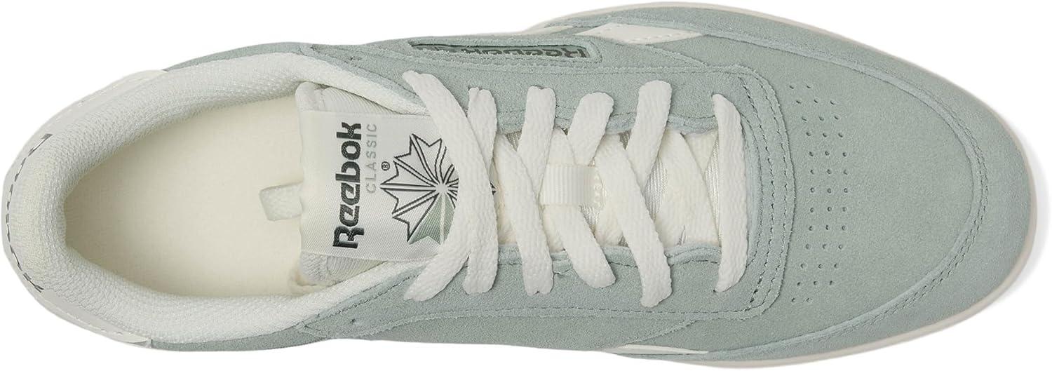 imageReebok Club C Double Revenge Platform Tennis Shoes for Women Fashion Womens SneakersHybrid GreenChalkChalk