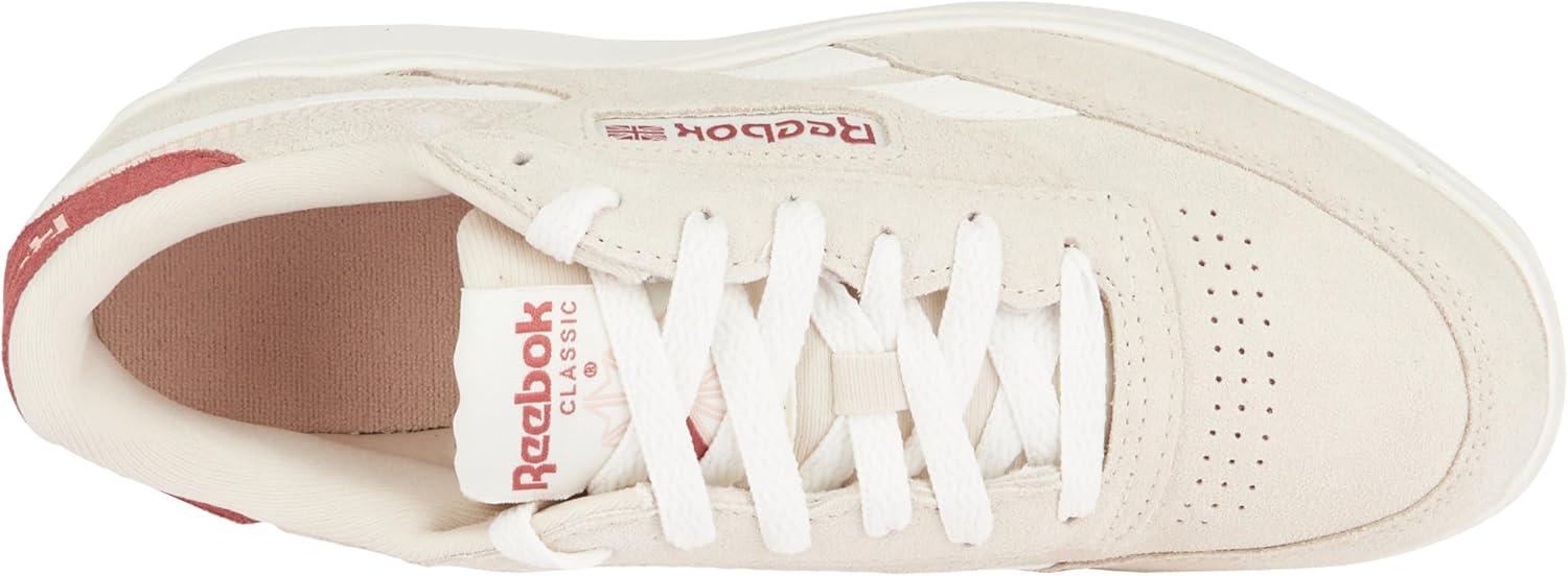 imageReebok Club C Double Revenge Platform Tennis Shoes for Women Fashion Womens SneakersStucco Chalk Sedona Rose F23 R