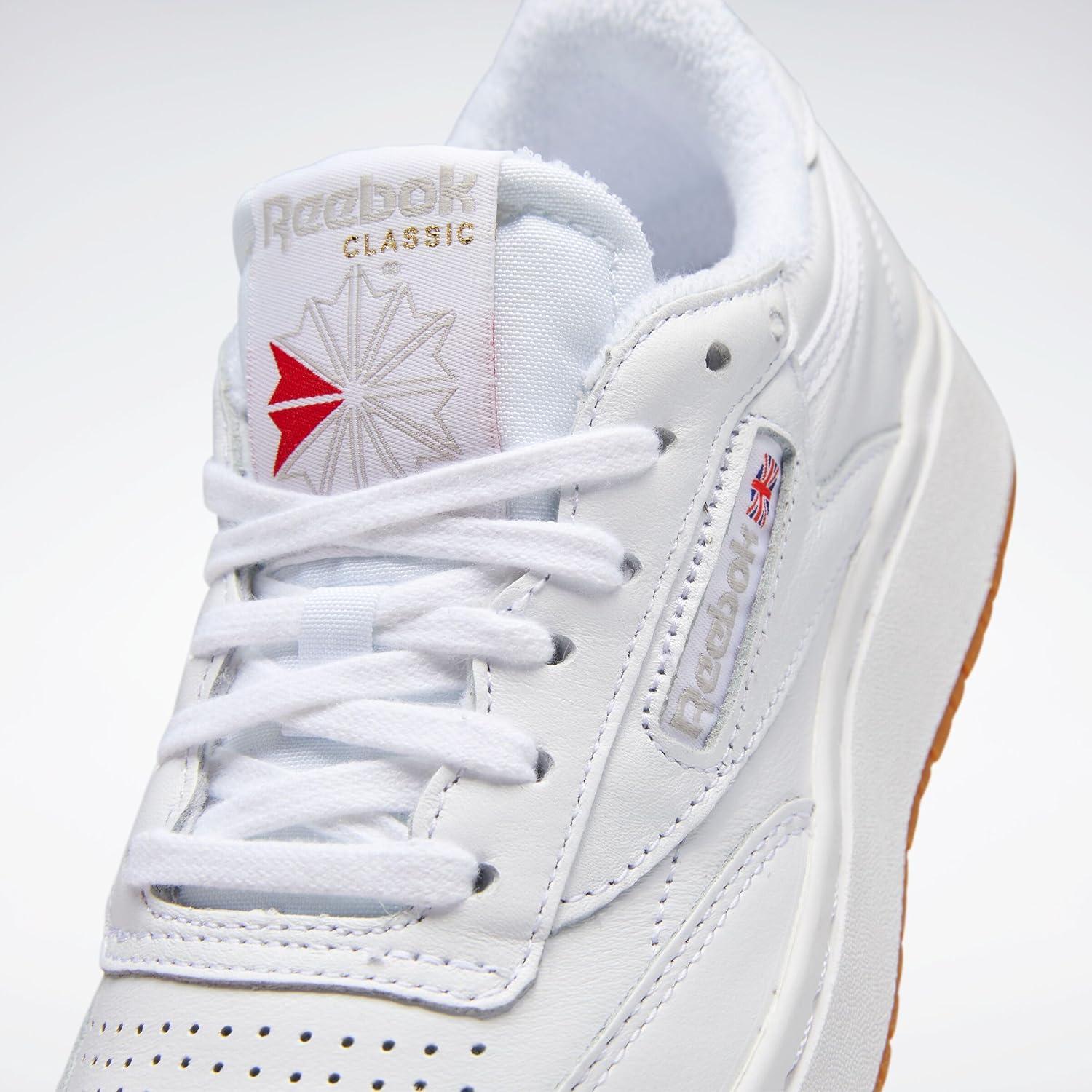 imageReebok Club C Double Revenge Platform Tennis Shoes for Women Fashion Womens SneakersWhite