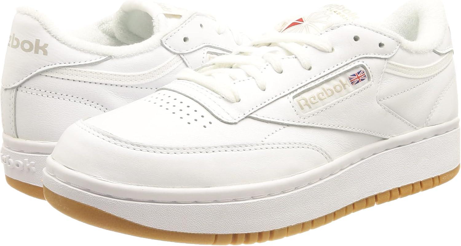 imageReebok Club C Double Revenge Platform Tennis Shoes for Women Fashion Womens SneakersWhite