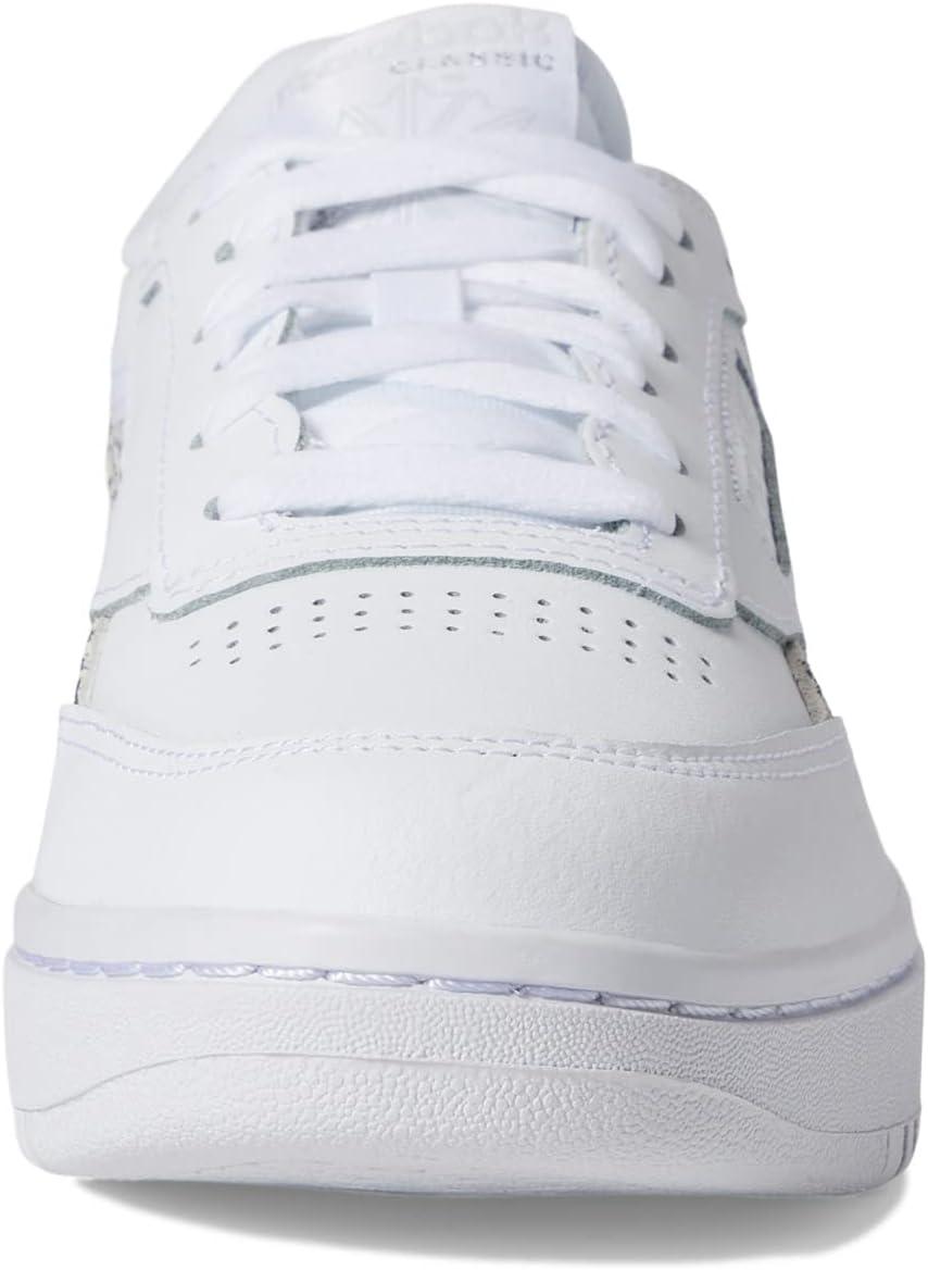 imageReebok Club C Double Revenge Platform Tennis Shoes for Women Fashion Womens SneakersWhiteCore BlackPure Grey