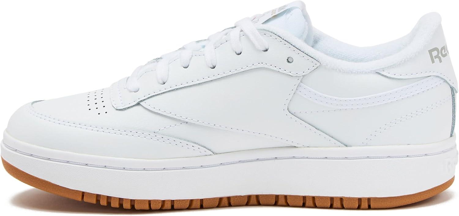 imageReebok Club C Double Revenge Platform Tennis Shoes for Women Fashion Womens SneakersWhiteReebok Gum 07White