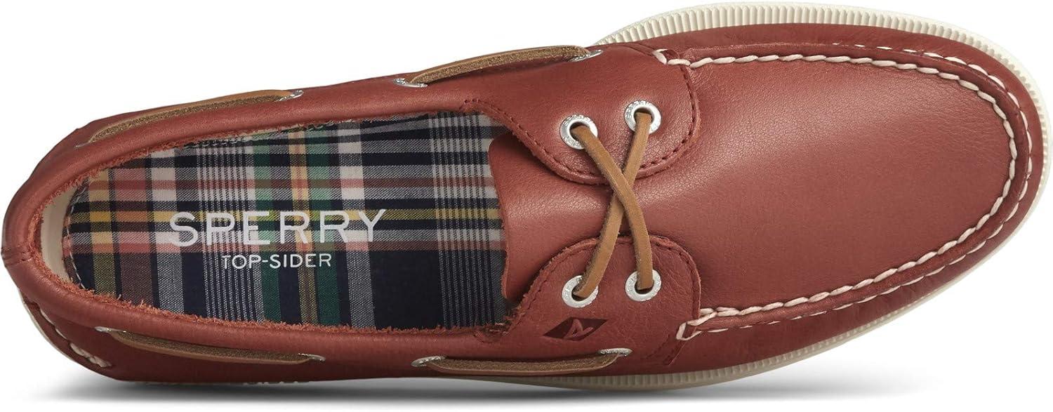 imageSperry Mens Authentic Original 2Eye Boat ShoeRed Leather