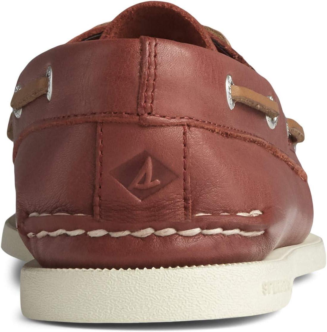 imageSperry Mens Authentic Original 2Eye Boat ShoeRed Leather