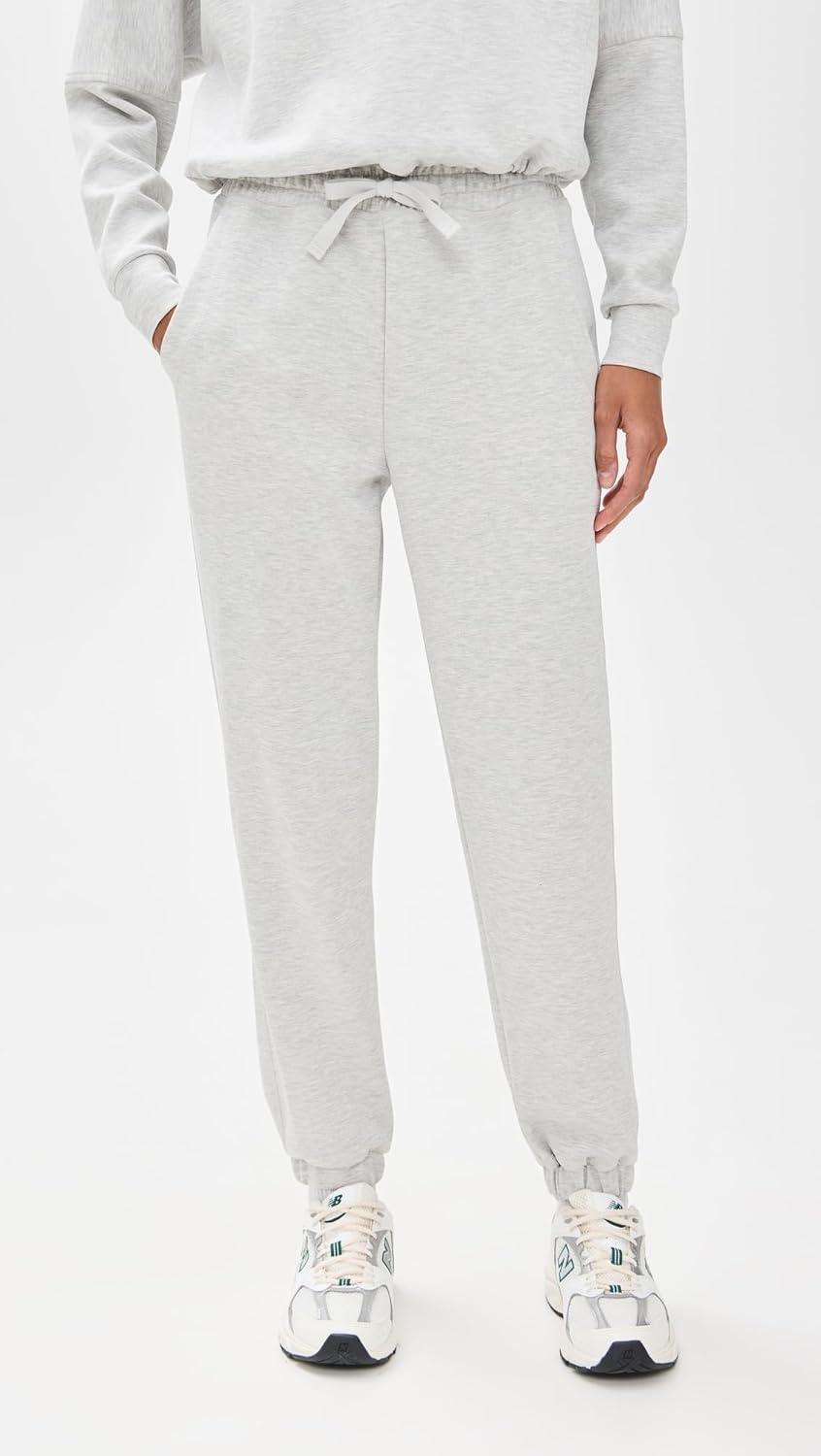 imageSweaty Betty Womens Sand Wash Cuffed TrousersIce Grey Marl