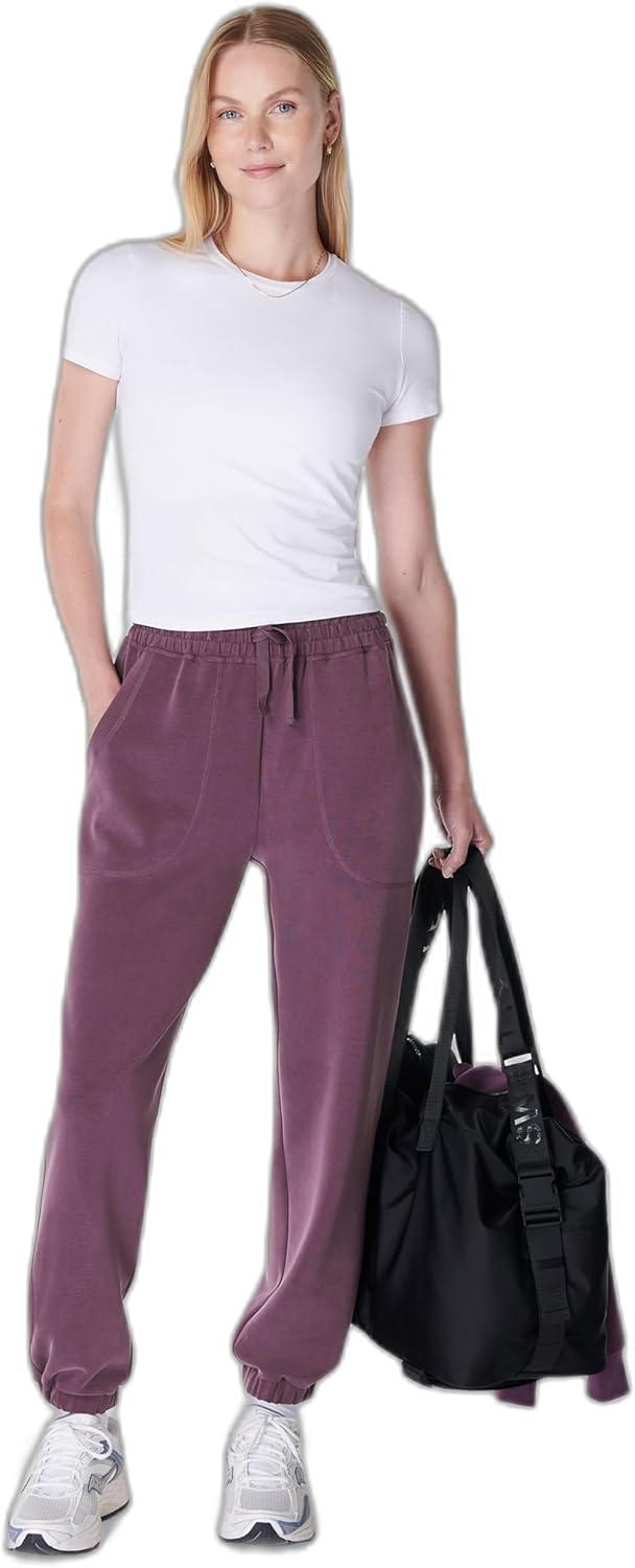 imageSweaty Betty Womens Sand Wash Cuffed TrousersMdnt Chry Prple