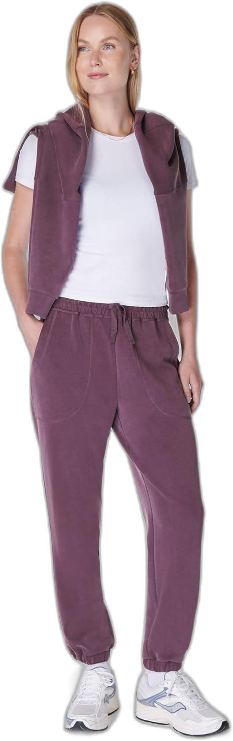 imageSweaty Betty Womens Sand Wash Cuffed TrousersMdnt Chry Prple