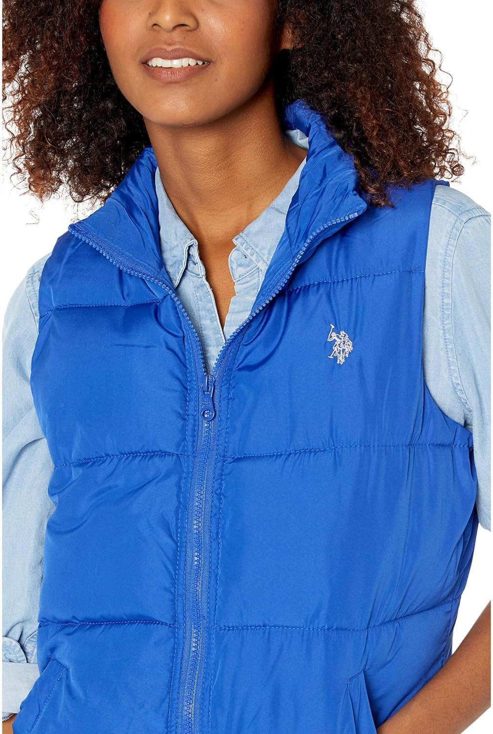 imageUS POLO ASSN Basic Vest Olive Grove LGParisian Blue