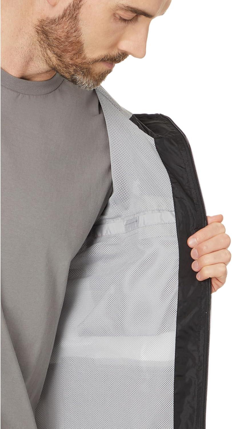 imageUS POLO ASSN Mens USPA ColorBlock Hooded WindbreakerBlack