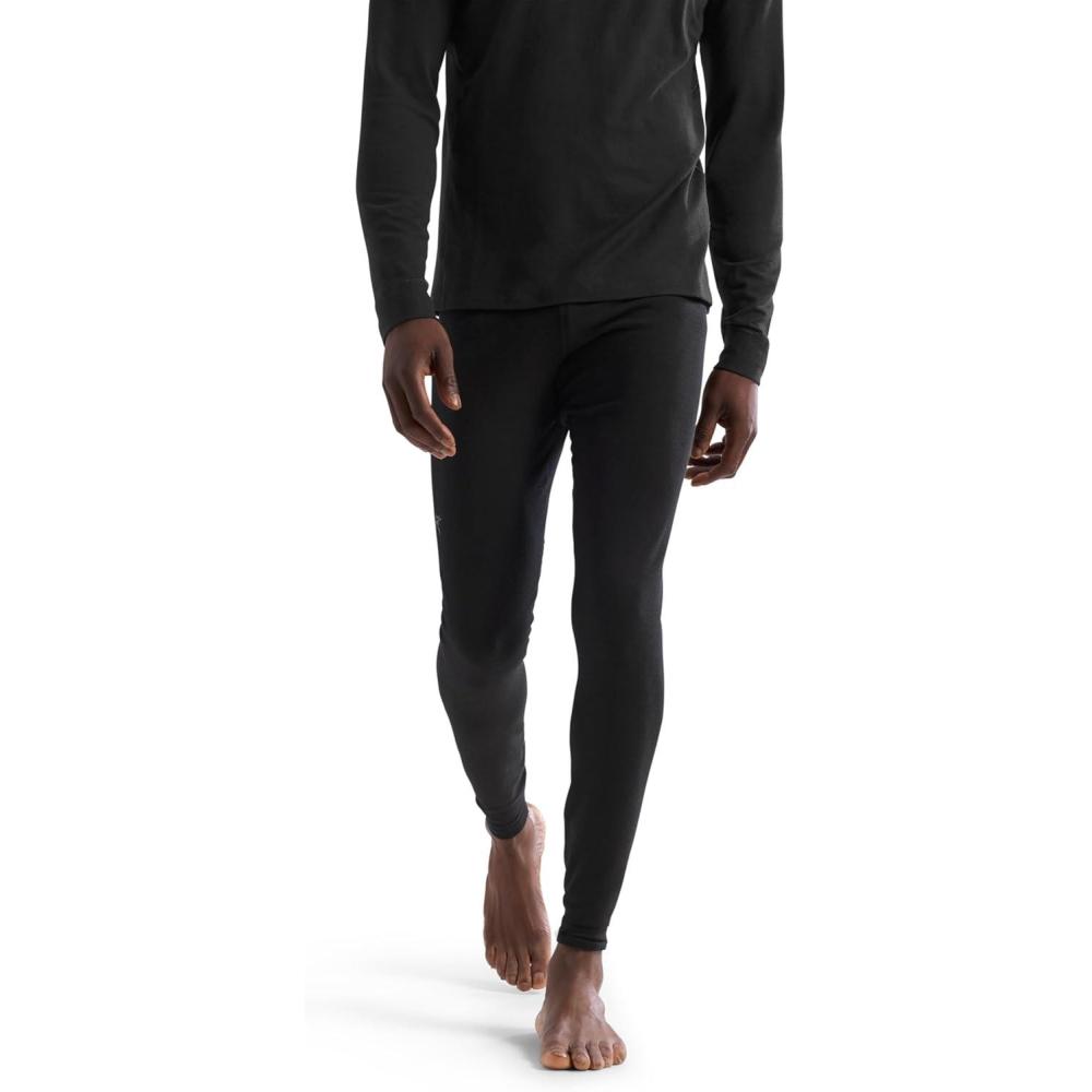 imageArcteryx Rho Merino Wool Bottom Mens Lightweight Merino Wool Base LayerBlack