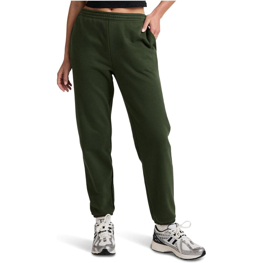 imageBeyond Yoga Womens LuxeFleece SweatpantDark Olive