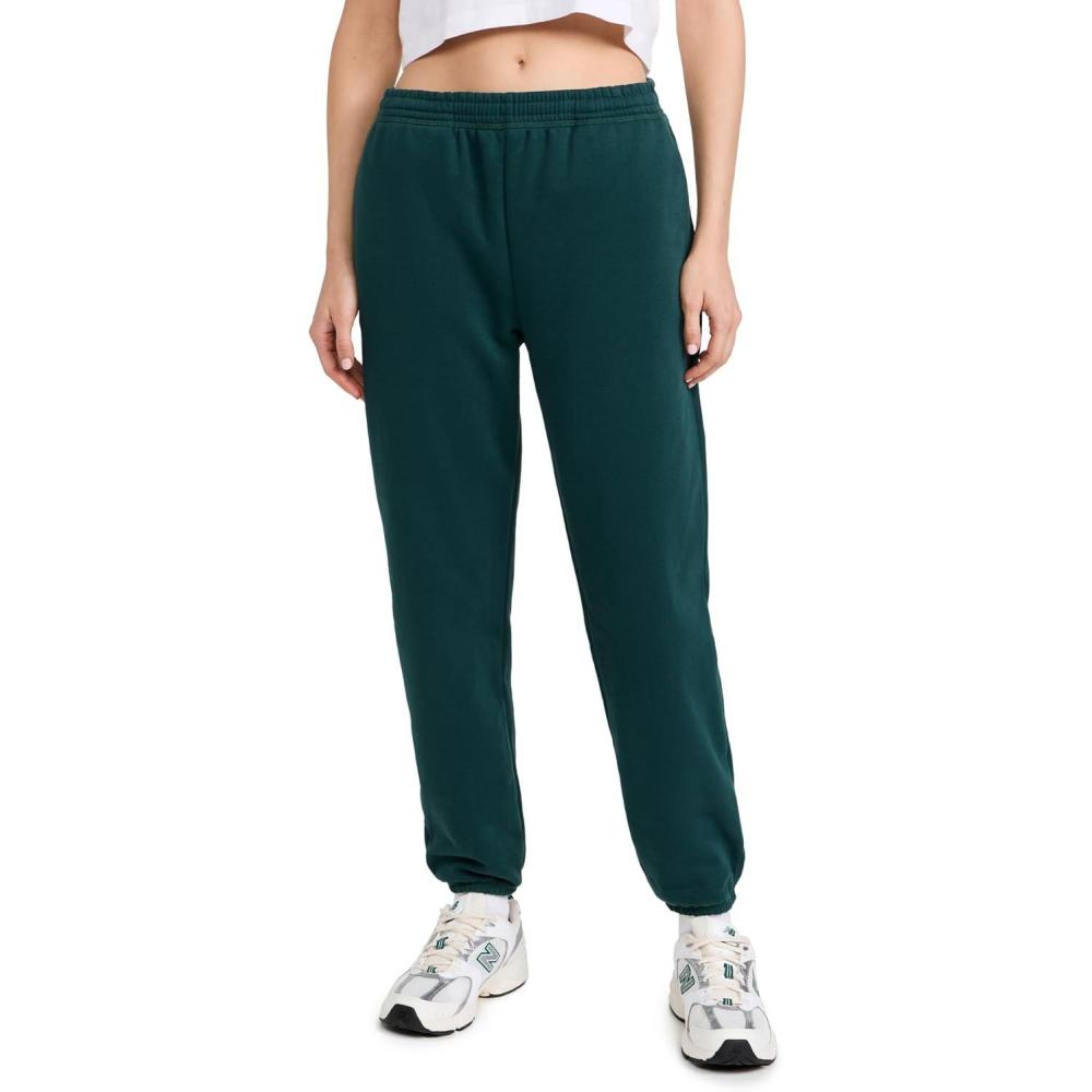 imageBeyond Yoga Womens LuxeFleece SweatpantDark Spruce Green