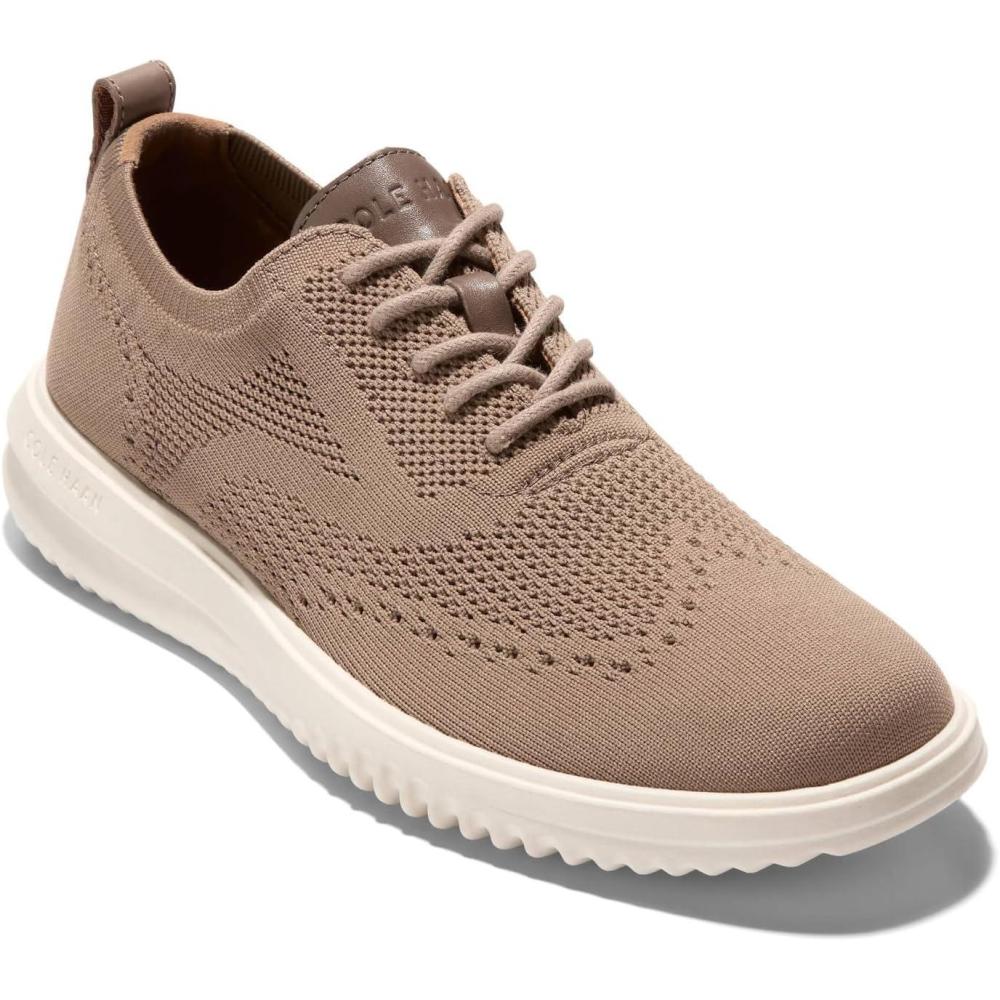 imageCole Haan Mens Grand Stitchlite Wing Tip OxfordIrish CoffeeIvory