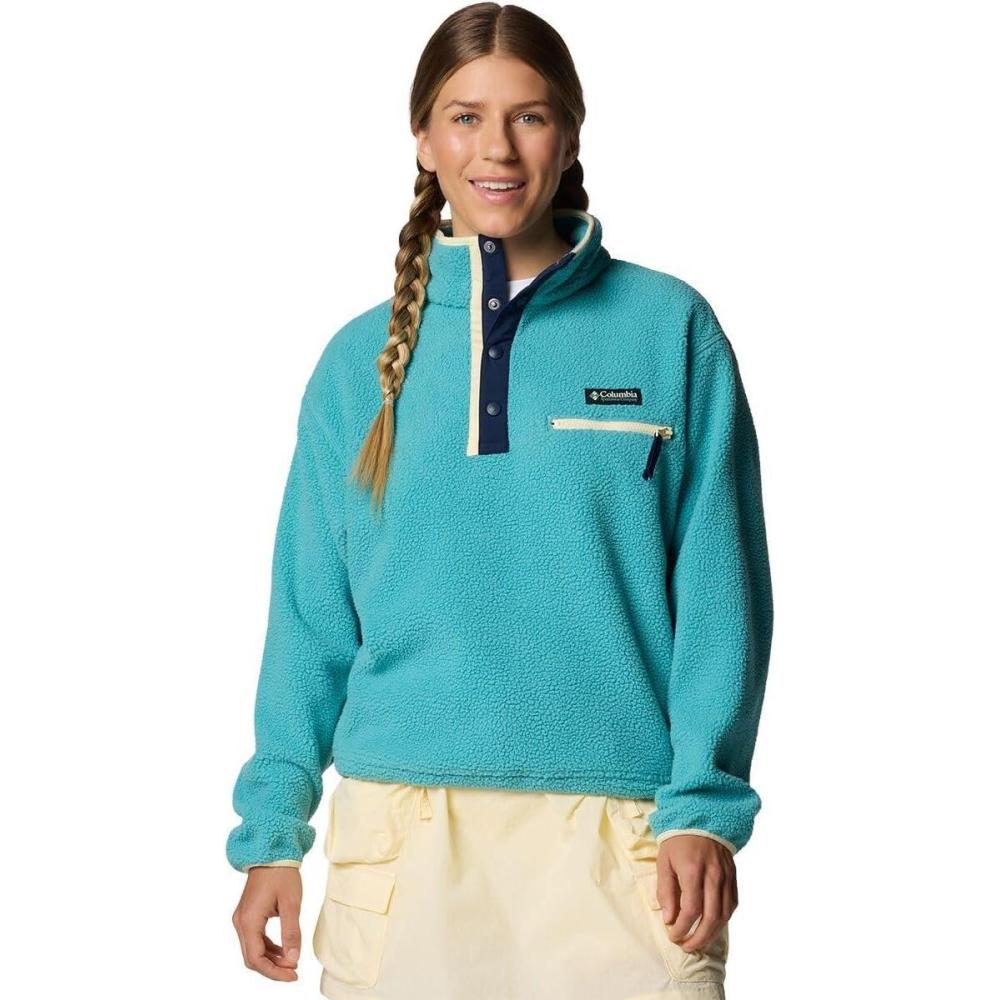 imageColumbia womens Helvetia Ii Cropped Half Snap FleeceTeal