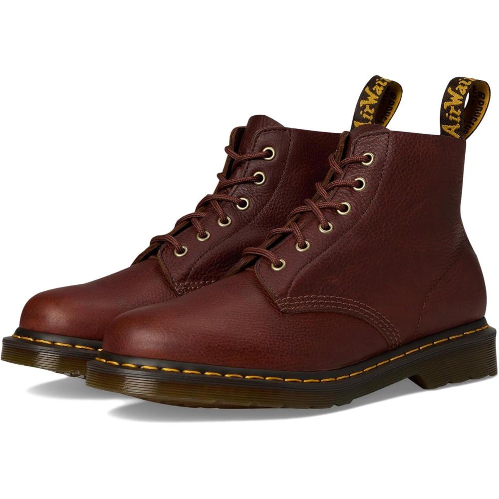imageDr Martens unisexadult 101 Unbound Leather Ankle BootsCashew