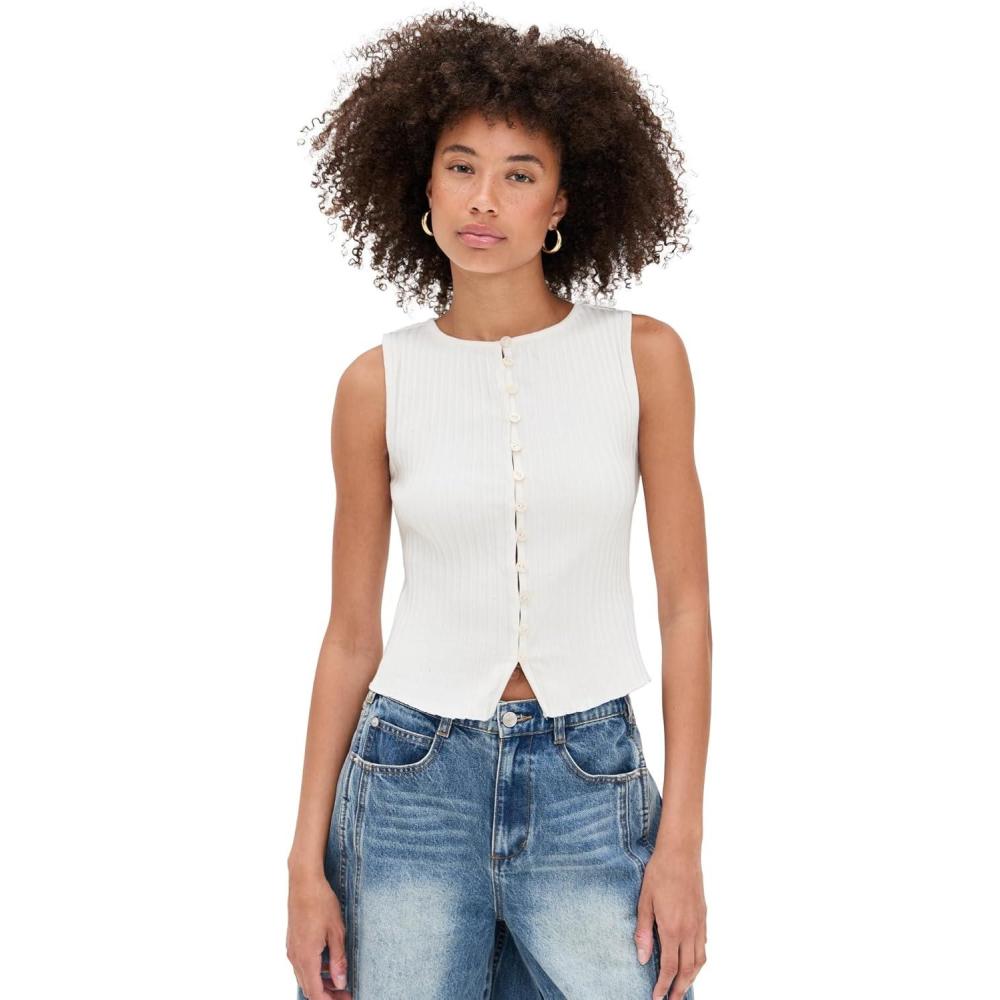 imageFree People Womens Tilly VestIvory